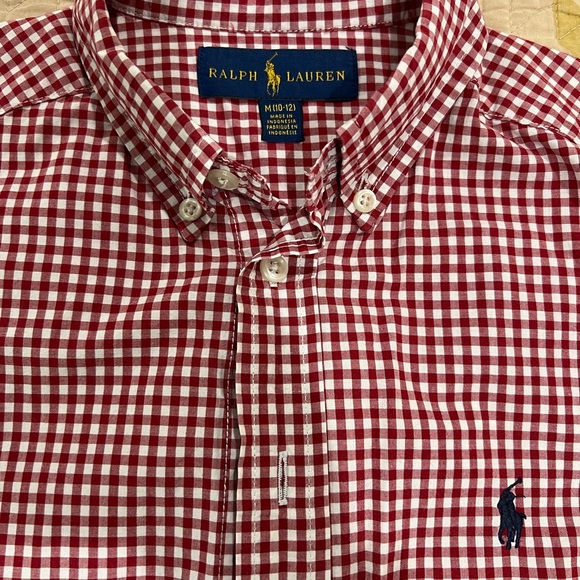 Boys Ralph Lauren long sleeve Polo M 10-12 - Picture 6 of 6